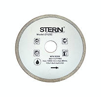 Алмазний диск Stern 125*22 суцільний
