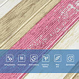 Самоклеюча декоративна 3D панель Ніжно-рожеве дерево 700x700x4мм (381) SW-00000527, фото 4