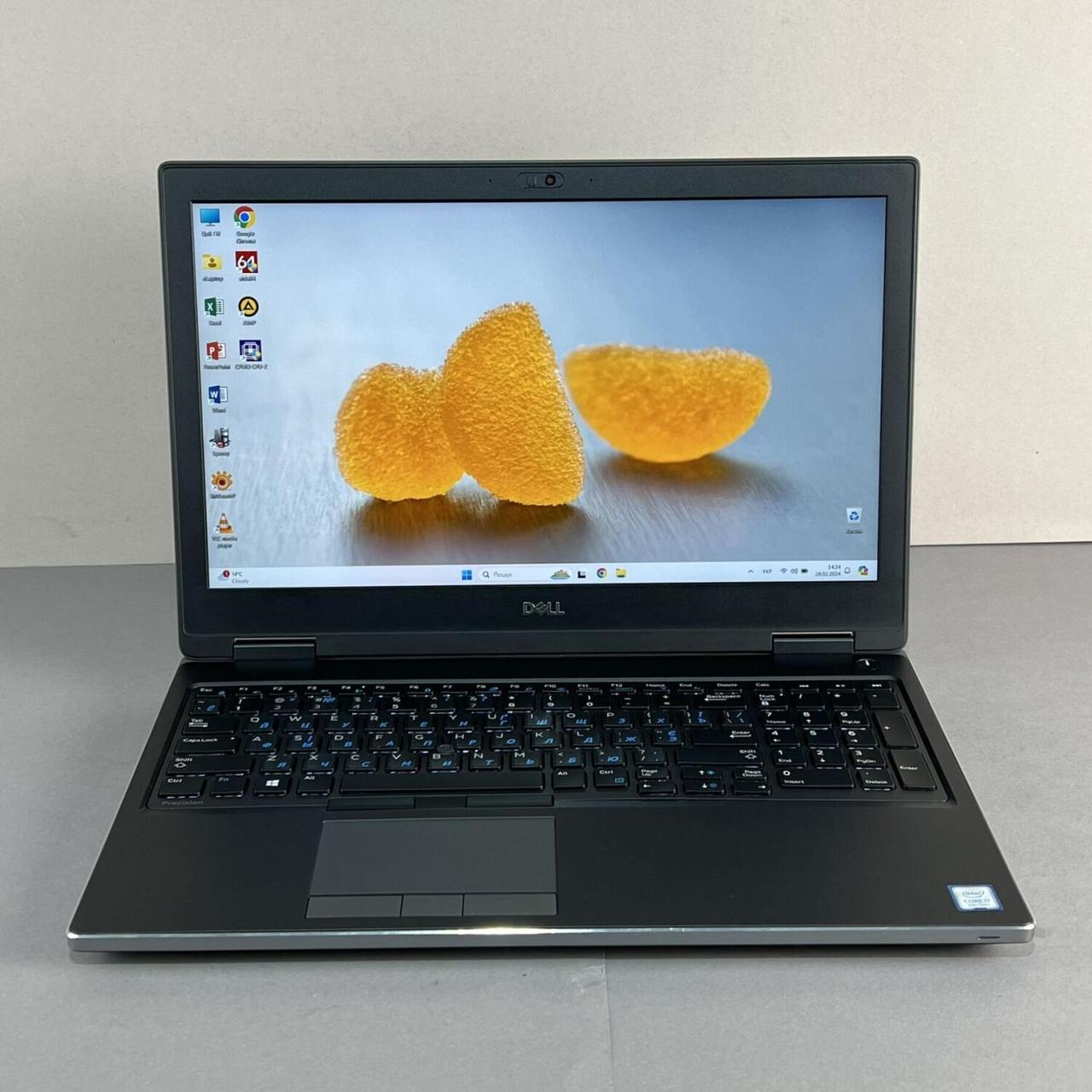 Б/в Ноутбук Dell Precision 7540 15.6" 1920x1080| Core i7-9850H| 16 GB RAM| 512 GB SSD| Quadro T1000 4GB
