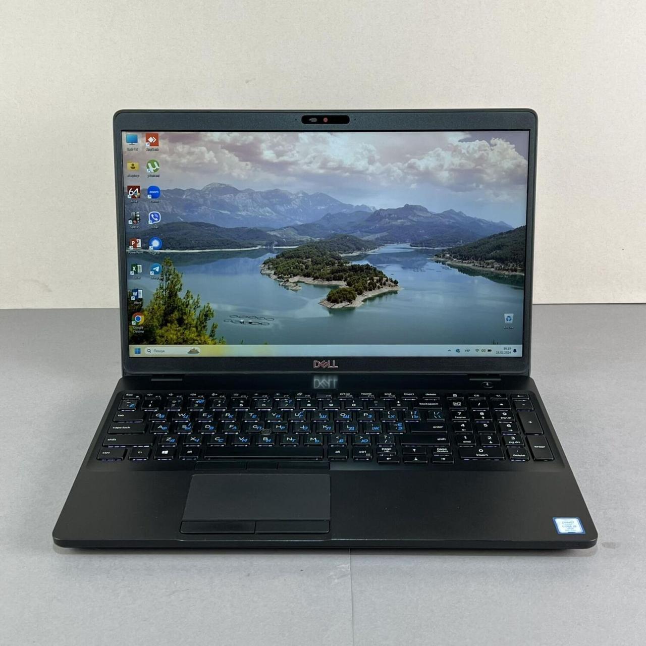 Б/в Ноутбук Б-клас Dell Latitude 5501 15.6" 1920x1080| Core i5-9400H| 16 GB RAM| 256 GB SSD + 500 GB HDD| UHD 630