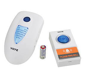 Дверний бездротовий дзвінок від розетки 220V VOYE V003A (7950)