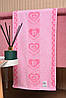 Рушник кухонний махровий рожевого кольору 173431P, фото 2