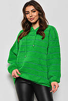 Худи женское альпака зеленого цвета р.46-48 175323T Бесплатная доставка