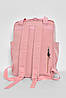 Жіночий рюкзак текстильний світло-рожевого кольору 173414P, фото 3