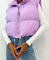 Жилетка жіноча плащівка Еммі розміри 42-48 (3кв) "Papa Fashion" недорого від прямого постачальника