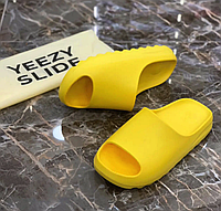 Шлепанцы женские Yeezy пена платформа Желтые