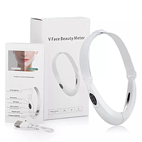 Аппарат для подтяжки подбородка V Face Beauty Meter 5 режимов 8 уровней интенсивности белый