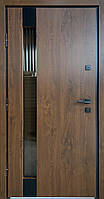 Двери входные Ваш Вид Корона стеклопакет Дуб бронзовый 960х2050х80 Левое/Правое