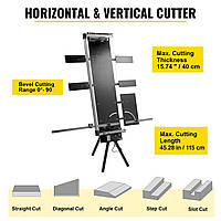 Резак для полистирола VEVOR 200 Вт Резак для полистирола 127 см максимальная длина 0-90° с подставкой