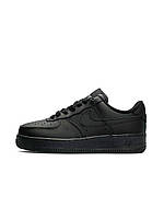 Розпродаж Жіночі кросівки Nike Air Force 1 Low Classic Black Matte Premium 36