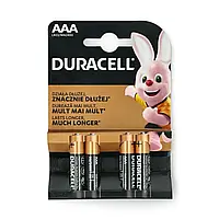 Щелочная батарейка Duracell Duralock AAA (R3 LR03) - 4шт.