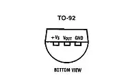 LM35DZ NS Датчик температуры - аналоговый THT