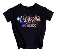 Дитяча футболка для хлопчиків з принтом "roblox" (з вогнем) 86 Family look