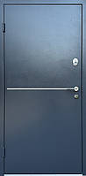 Двери входные Ваш Вид Металл/МДФ Блейд Антрацит 860,960х2040х65 Левое/Правое