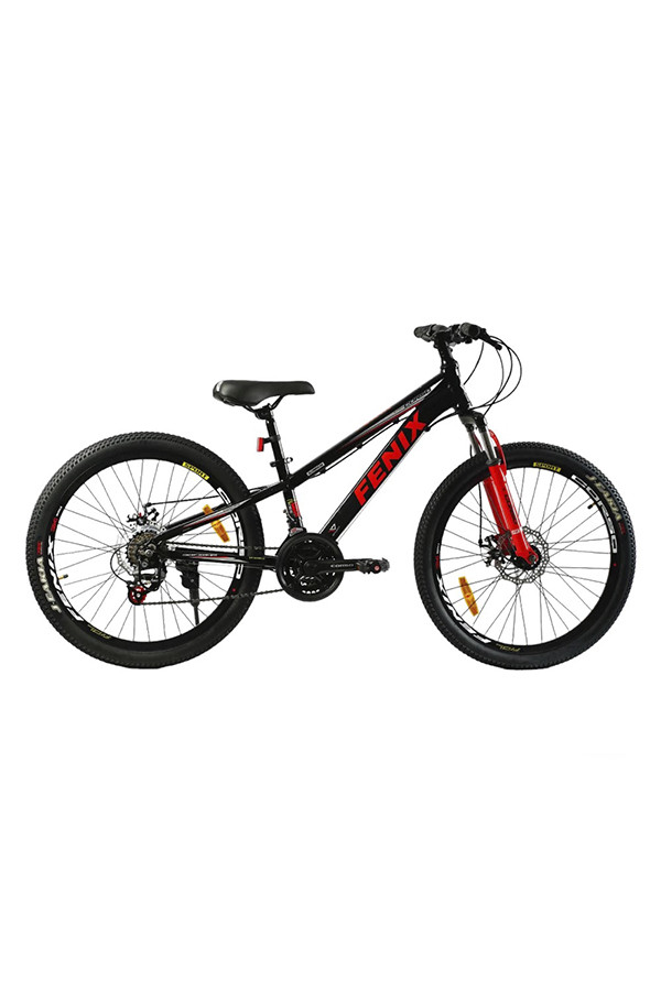 Велосипед Спортивний Corso 24" «FENIX» колір чорно-червоний ЦБ-00246113