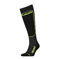 Носки горнолыжные Head UNISEX SKI PERFORMANCE KNEEHIGH 1P черный, желтый Уни 43-46