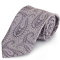 Эффектный мужской широкий SCHONAU & HOUCKEN (ШЕНАУ & ХОЙКЕН) галстук FAREPS-12 серый