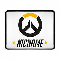 Коврик для мыши с оверлоком Your Nickname Overwatch