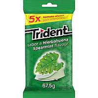 Жевательная резинка TRIDENT Chicle de hierbabuena, pack 5шт.,13.6гр. Доставка від 14 днів - Оригинал