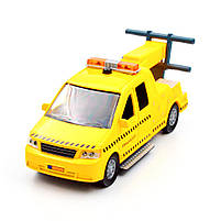 Іграшкова машинка Евакуатор жовтий метал пластик світло звук 5*14*6см (510651.270), фото 3