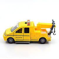 Іграшкова машинка Евакуатор жовтий метал пластик світло звук 5*14*6см (510651.270), фото 4