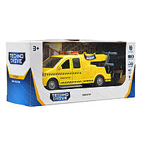 Іграшкова машинка Евакуатор жовтий метал пластик світло звук 5*14*6см (510651.270), фото 7
