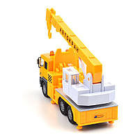 Іграшкова машинка Автокран жовтий метал пластик світло звук 5*17*8см (510253.270), фото 7