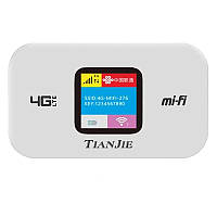 Wi-Fi роутер TIANJIE 4G 150Mbps M800-3-LCD (Белый)
