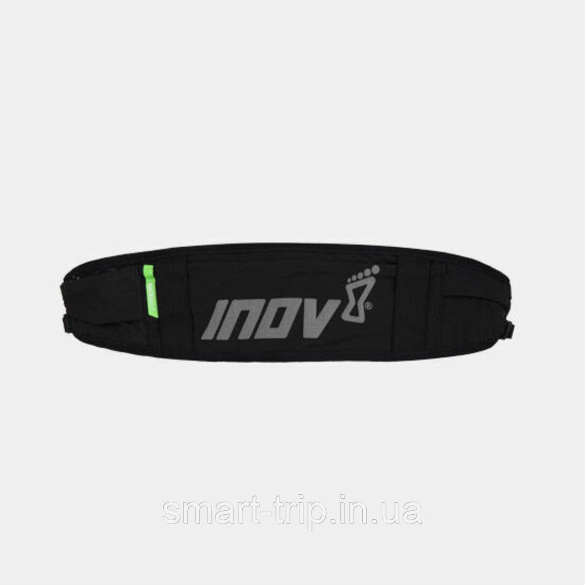 Поясна сумка для бігу Inov-8 Race Belt 1 літр чорна унісекс