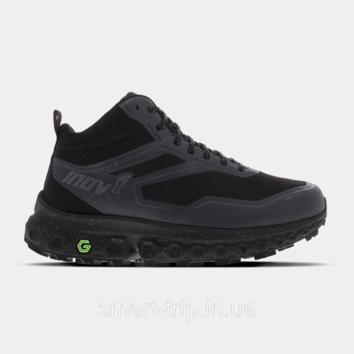 Кросівки для бігу Inov-8 RocFly G 390 GTX чорні чоловічі 44 (28,5 см)