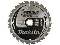 Пильный диск Makita Specialized по дереву с гвоздями 270x30 мм 24T (B-09450)(7594070841754)
