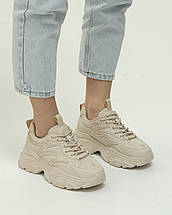 Кросівки літні Prima d'Arte 3003 36 бежеві текстиль, фото 2