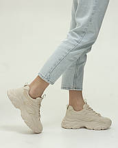 Кросівки літні Prima d'Arte 3003 36 бежеві текстиль, фото 3