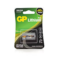 Батарейка літієва GP CR123A-2U1, 1 шт в блістері ціна за блістер h