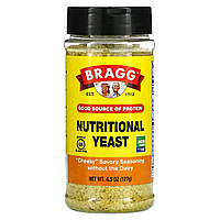 Дрожжи Bragg, Nutritional Yeast, 4.5 oz (127 g) Доставка від 14 днів - Оригинал