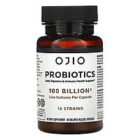 Пробиотическая формула Ojio, Probiotics , 100 Billion , 30 Delayed Release Capsules Доставка від 14 днів -