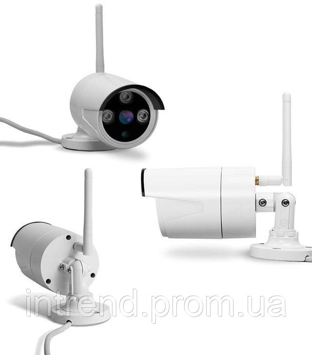 Набор видеонаблюдения KIT 5G WiFi 4 беспроводне камеры видеорегистратор комплект наружного (без монитора) p - фото 4 - id-p2121941627