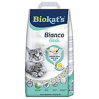 Наполнитель туалета для кошек Biokat's Bianco Fresh 5 кг (бентонитовый) p