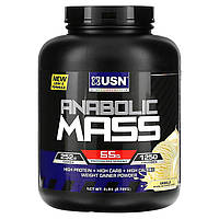 Гейнер USN, Anabolic Mass, Vanilla, 6 lbs (2.72 kg) Доставка від 14 днів - Оригинал