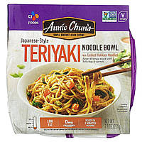 Готовое блюдо Annie Chun's, Japanese-Style, Noodle Bowl, Teriyaki, Mild, 7.8 oz (221 g) Доставка від 14 днів -
