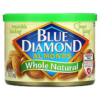Мигдаль Blue Diamond, Almonds, Whole Natural, 6 oz (170 g), оригінал. Доставка від 14 днів