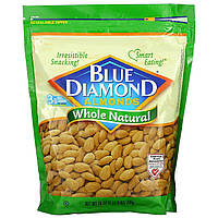 Мигдаль Blue Diamond, Almonds, Whole Natural, 25 oz (709 g), оригінал. Доставка від 14 днів