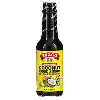 Кокосовая аминокислота Bragg, Organic Coconut Liquid Aminos, Soy-Free Seasoning, 10 fl oz (296 ml) Доставка