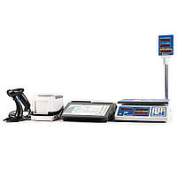 Кассовое оборудование для продуктового магазина: POS-терминал с принтером чеков + Сканер штрихкодов + Принтер