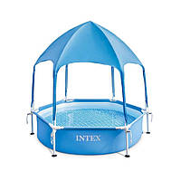 Бассейн каркасный METAL FRAME Intex 28209, 183 x 38 см 700 л, Land of Toys