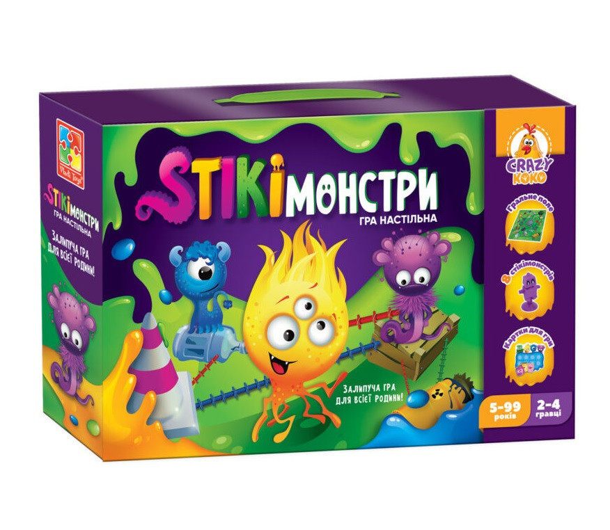 Гра настільна Стікімонстри Vladi Toys VT8055-35, фото 1