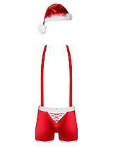 Новорічний костюм Санта-Клауса Obsessive Mr. Claus, червоно-білий, L\XL, фото 5