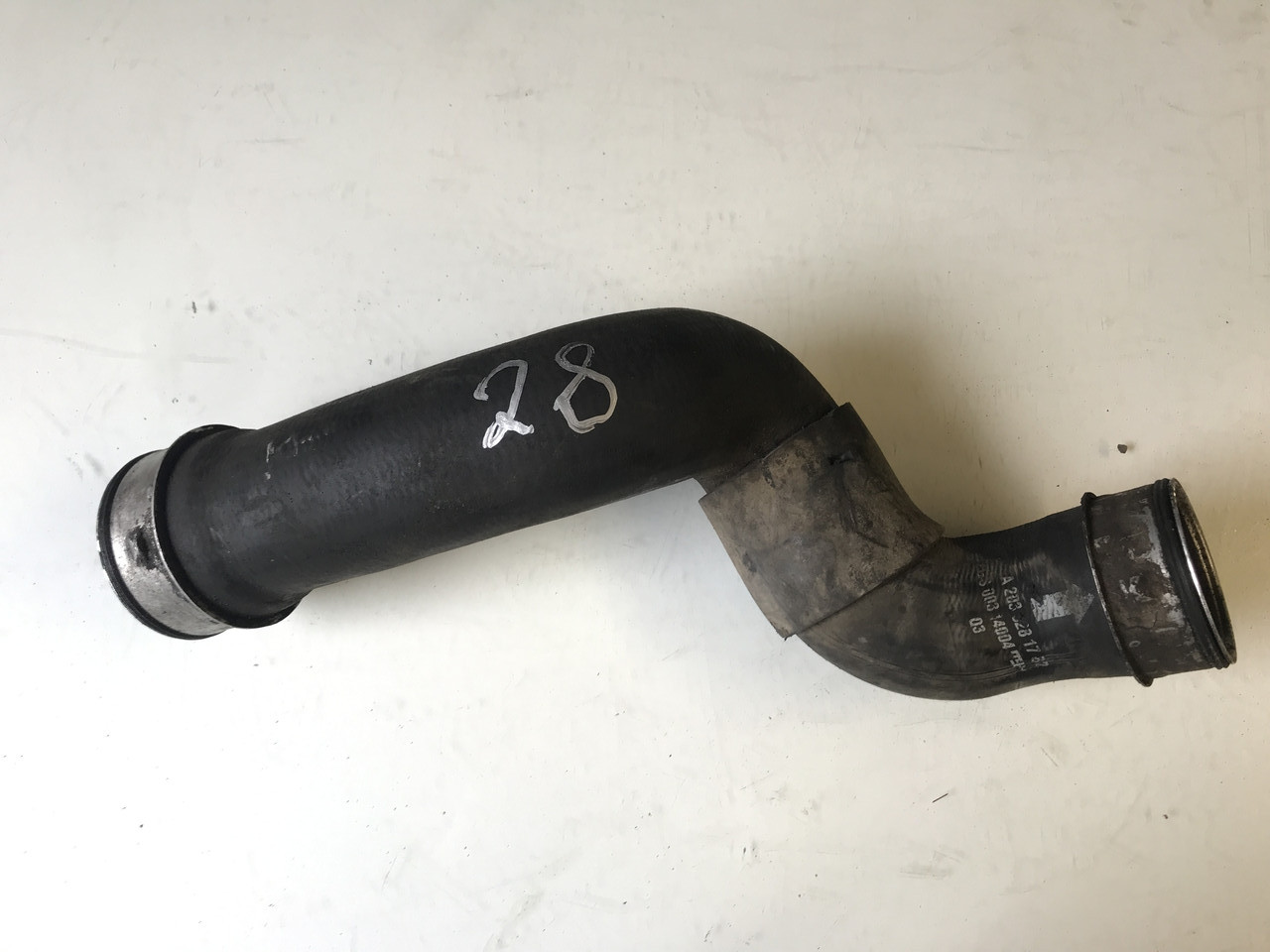 Патрубок интеркулера Mercedes Benz C-Class W203 2.2 CDI 2033281782, фото 1