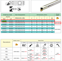 S16P MWLNR-06 резец расточной для пластин WNMG0604 Державка токарная SMOXH Турция