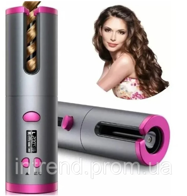 Беспроводной стайлер для завивки Ramindong Hair curler автоматическая плойка для закручивания волос кудрей USB - фото 4 - id-p2121943722